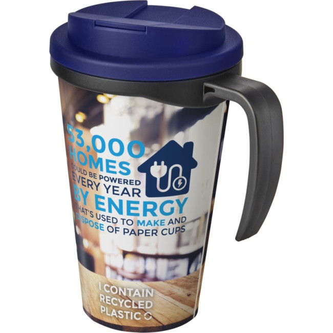 Promotional Brite-Americano Grande Mug With Spill-Proof Lid 350ml - Image 3