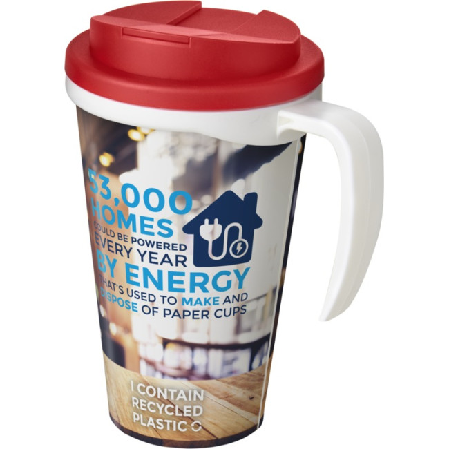 Promotional Brite-Americano Grande Mug With Spill-Proof Lid 350ml - Image 4