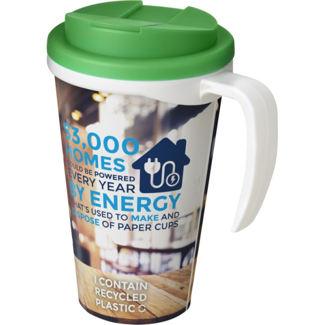 Promotional Brite-Americano Grande Mug With Spill-Proof Lid 350ml - Image 5