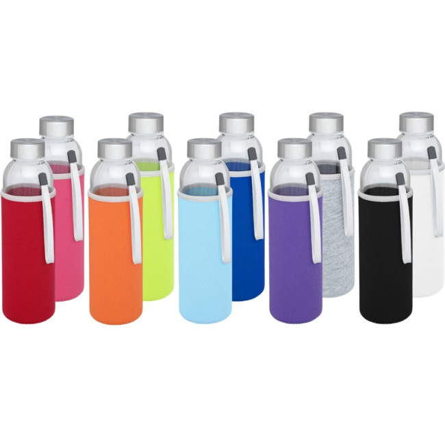 Promotional Bodhi Glass Water Bottle 500ml - Image 1