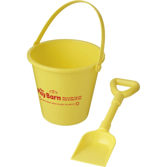 Promotional Tides Recycled Beach Bucket And Spade - Image 1