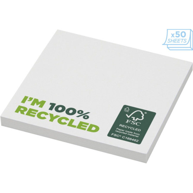 Promotional Sticky-Mate Recycled Sticky Notes 75 X 75mm - Image 2