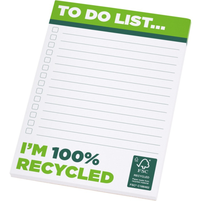 Promotional Desk-Mate A6 Recycled Notepad