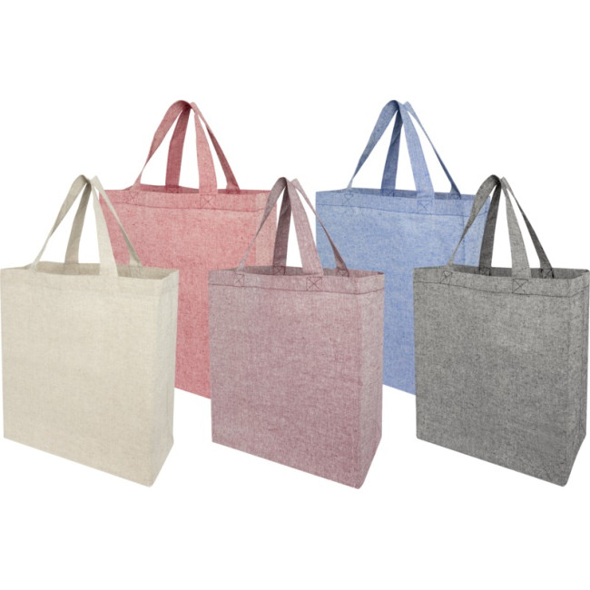 Promotional Pheebs 150 g/m² Recycled Gusset Tote Bag 13L - Image 1