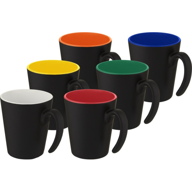 Promotional Oli Ceramic Mug With Handle 360ml - Image 1