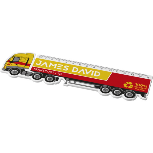 Promotional Tait 15cm Lorry-Shaped Recycled Plastic Ruler