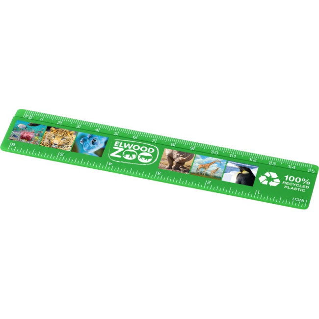 Promotional Refari 15 cm Recycled Plastic Ruler - Image 3