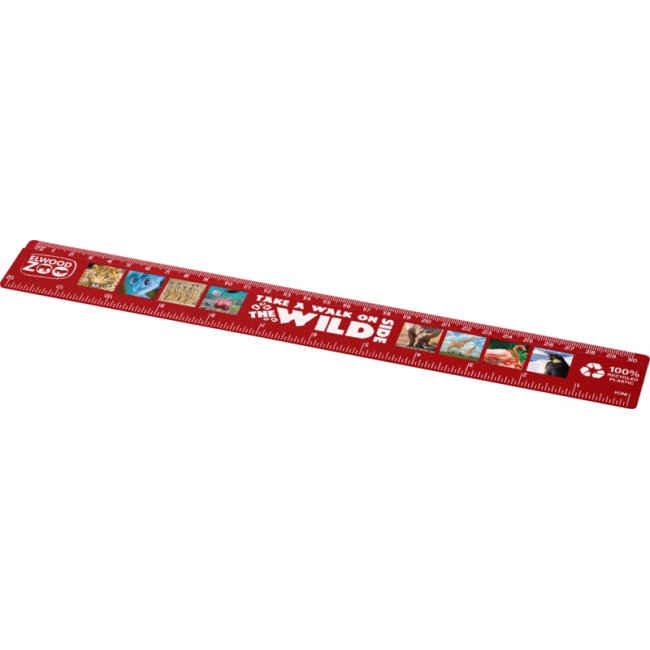 Promotional Refari 30 cm Recycled Plastic Ruler - Image 2