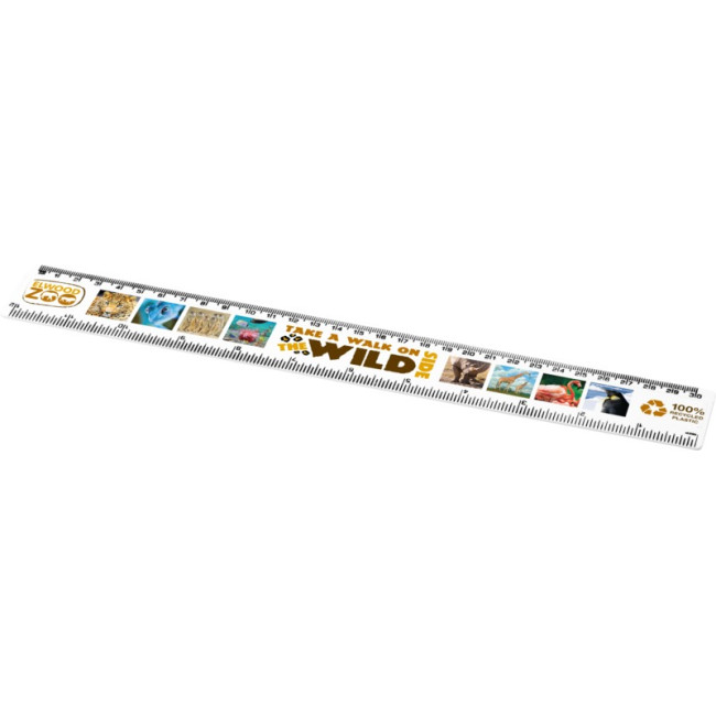 Promotional Refari 30 cm Recycled Plastic Ruler - Image 6