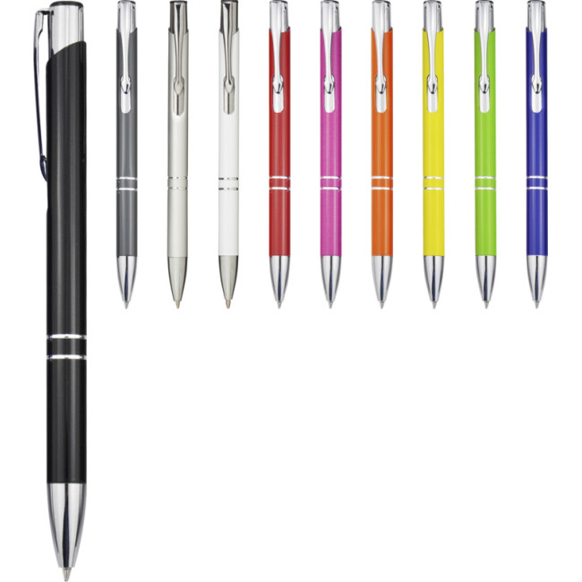 Promotional Moneta Recycled Aluminium Ballpoint Pen - Image 1