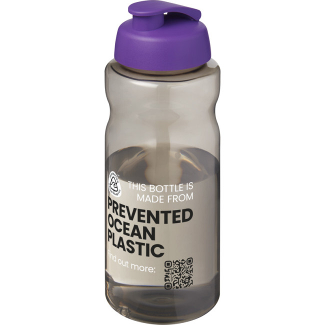 Promotional H2O Active  Eco Big Base 1 Litre Flip Lid Sport Bottle - Image 3