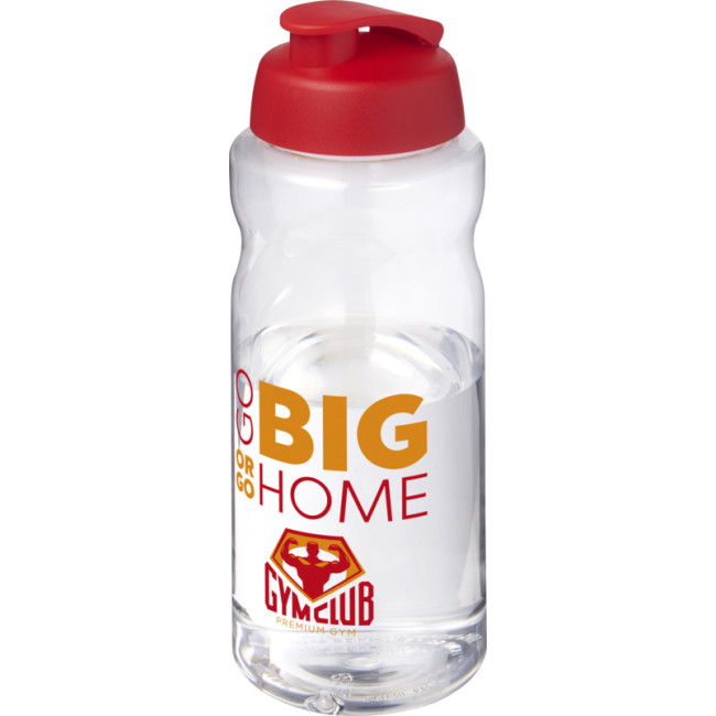 Promotional H2O Active  Big Base 1 Litre Flip Lid Sport Bottle - Image 2