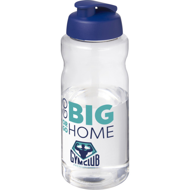 Promotional H2O Active  Big Base 1 Litre Flip Lid Sport Bottle - Image 4