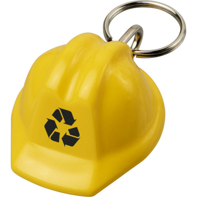 Promotional Kolt Hard Hat-Shaped Recycled Keychain - Image 3