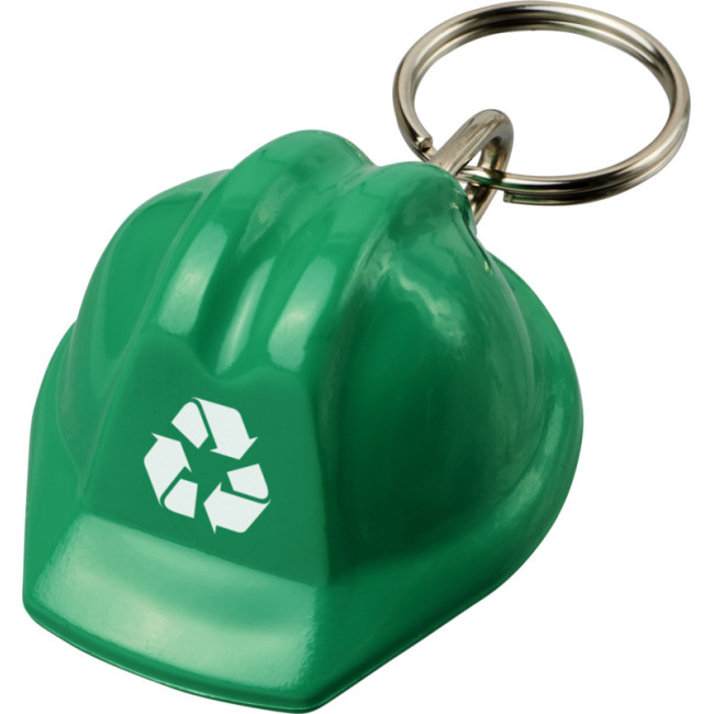 Promotional Kolt Hard Hat-Shaped Recycled Keychain - Image 5