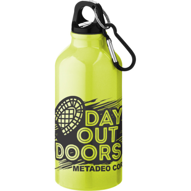 Promotional Oregon Aluminium Water Bottle 400ml - Image 3