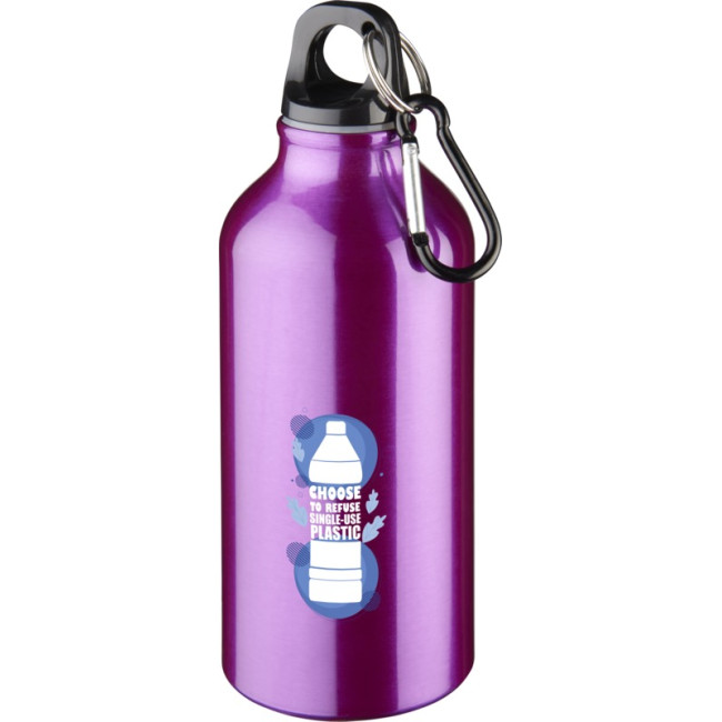 Promotional Oregon Aluminium Water Bottle 400ml - Image 5