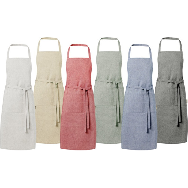 Promotional Pheebs 200 g/m² Recycled Cotton Apron - Image 1