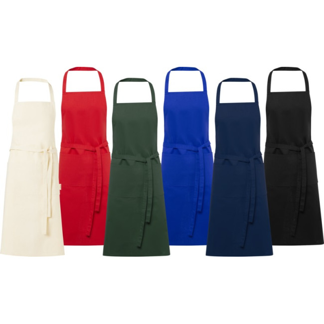 Promotional Orissa 200 g/m² GOTS Organic Cotton Apron - Image 1