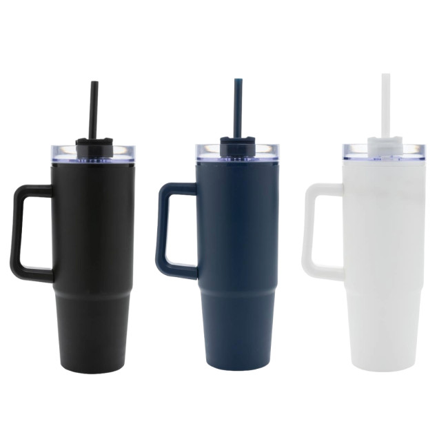 Promotional Tana RCS Recycled Plastic Tumbler With Handle 900ml - Image 2