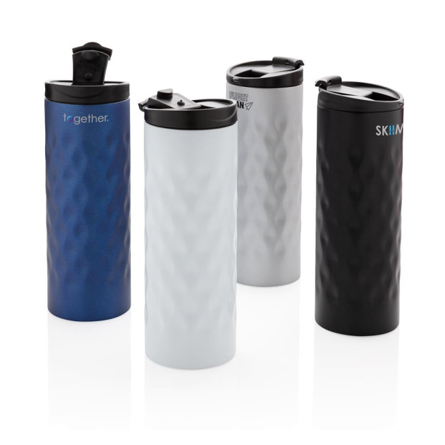 Promotional Geometric Stainless Steel Tumbler 350ml - Image 1