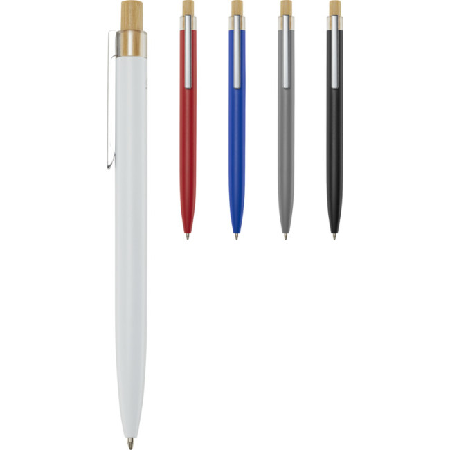 Promotional Nooshin Recycled Aluminium Ballpoint Pen - Image 1