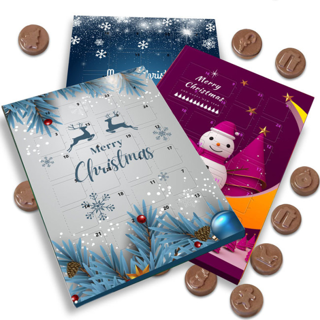 Promotional Traditional Chocolate Advent Calendars Vegan Option