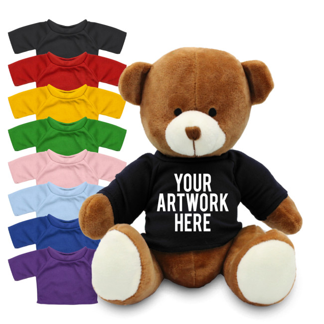 Promotional Richard Soft Toy Teddy Bear In Colour Tee