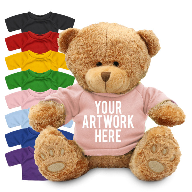 Promotional Edward I Soft Toy Teddy Bear In Colour Tee