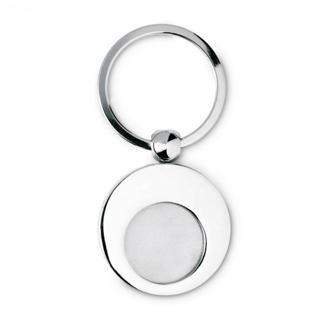 Promotional Metal Keyring With Trolley Token - Image 3