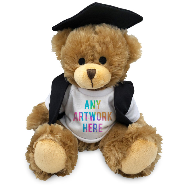 Promotional Charles Jointed Soft Toy Teddy Bear In Graduate Outfit