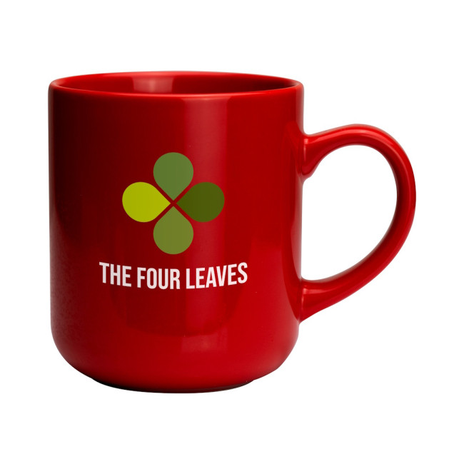 Promotional Clover Earthenware Mug 420ml - Image 5