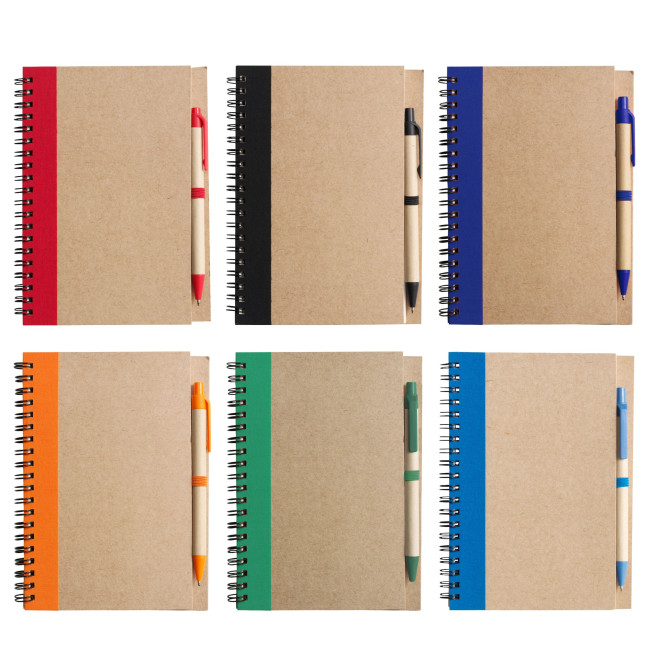 Promotional The Nayland Notebook With Ballpen - Image 1