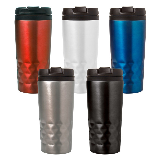 Promotional Tower Stainless Steel Double Walled Travel Mug 300ml - Image 1