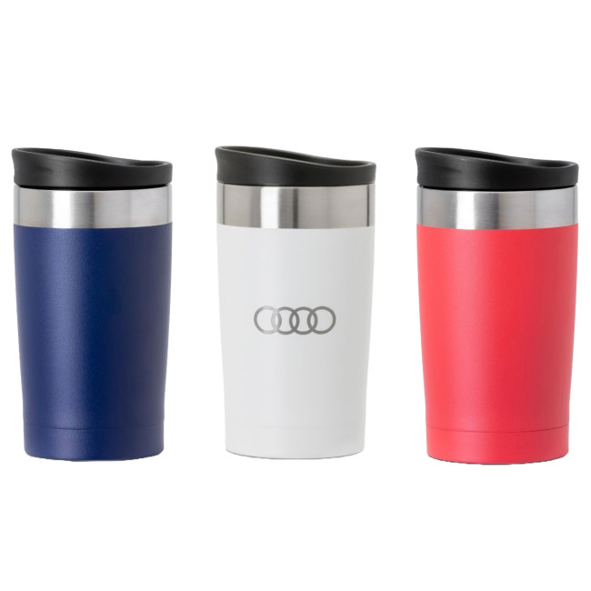 Promotional Arusha Recycled Stainless Steel Coffee Cup 350ml - Image 1