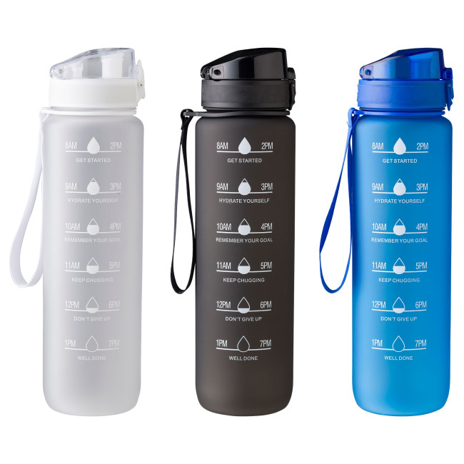 Promotional Astro Rpet Bottle With Time Markings 1000ml - Image 1