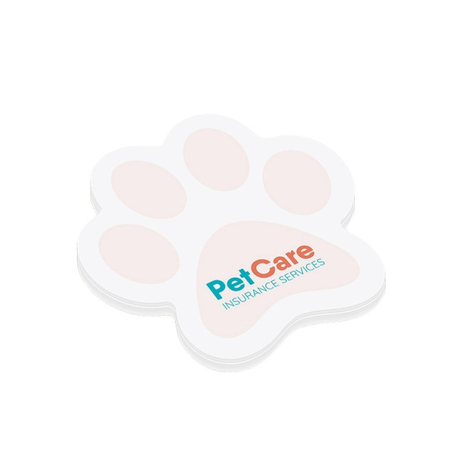 Promotional Sticky-Smart Notes Paw Shape