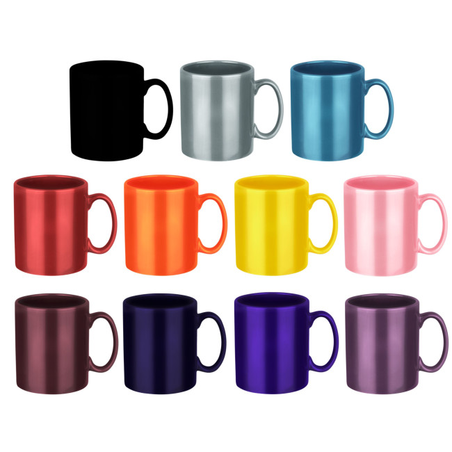 Promotional Coloured Vienna Mug 330ml - Image 1