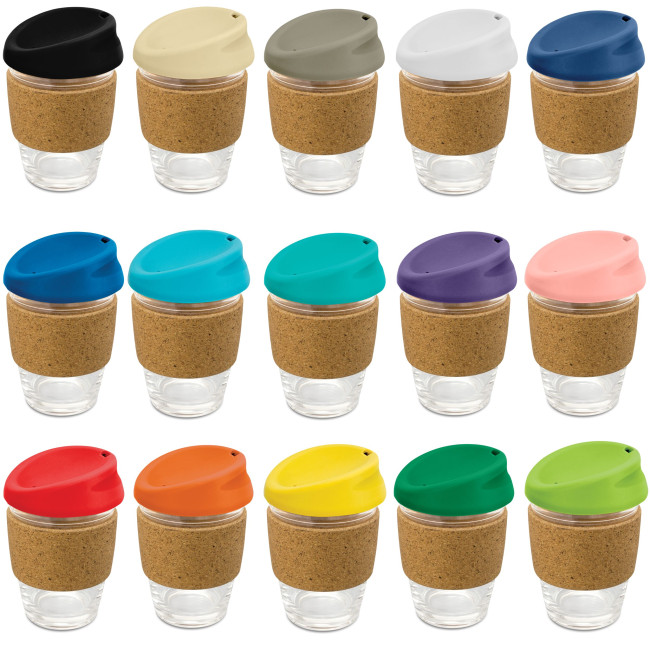 Promotional Kiato Cup With Cork Band 350ml - Image 1