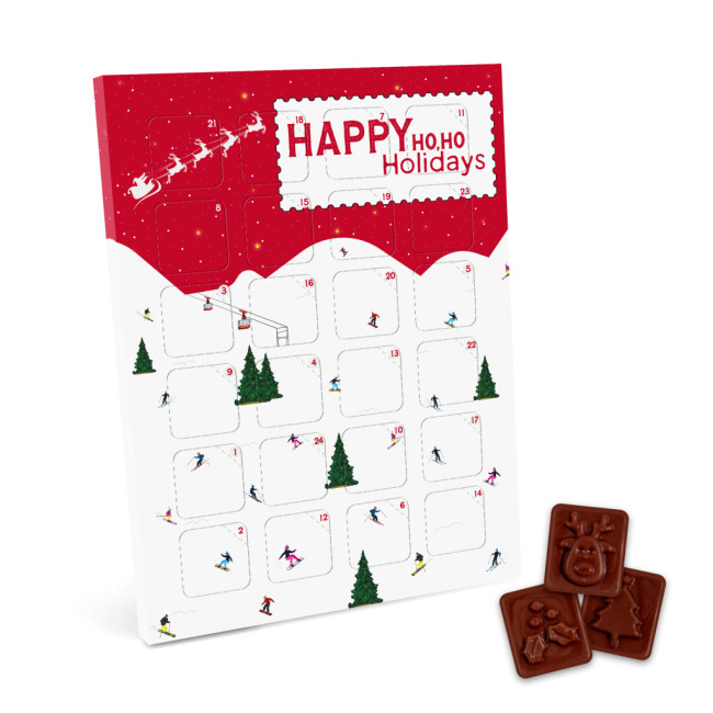 Promotional Maxi Advent Calendar Vegan Dark Chocolate 71% Cocoa - Image 1