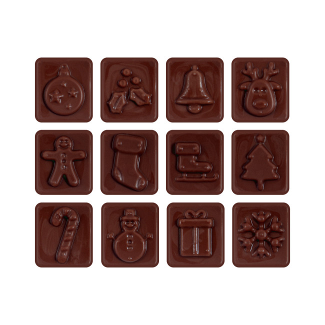 Promotional Maxi Advent Calendar Vegan Dark Chocolate 71% Cocoa - Image 2