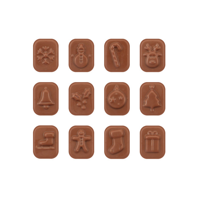 Promotional Mini Advent Calendar Milk Chocolate 41% Cocoa - Image 2