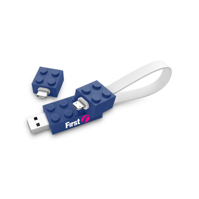 Promotional Block USB Charging Cable