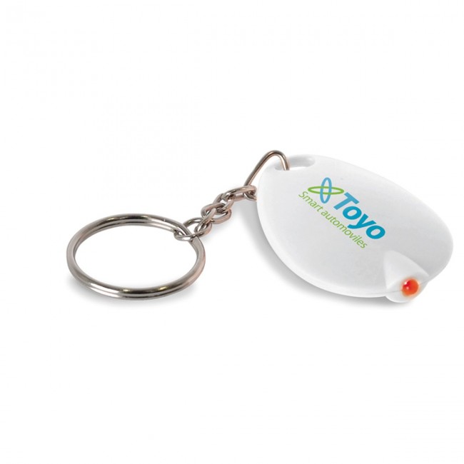 Promotional Key ring with LED light - Image 1