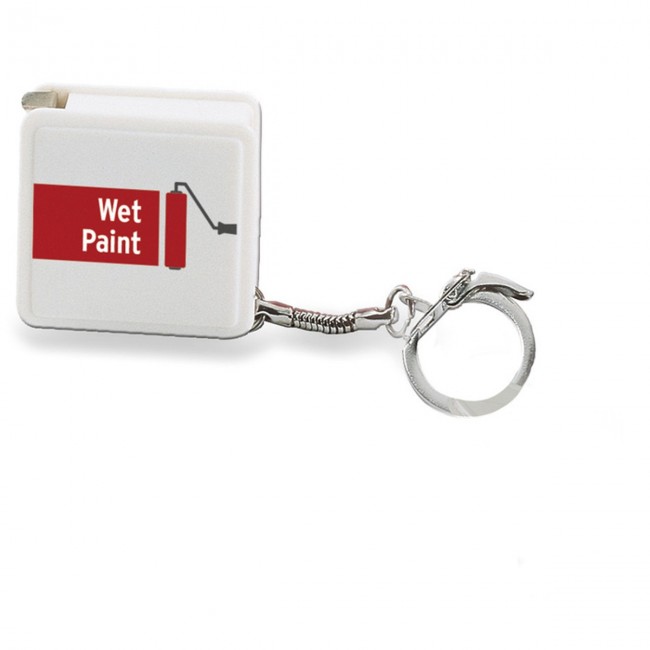 Promotional Keyring With Flexible Ruler 1m - Image 1