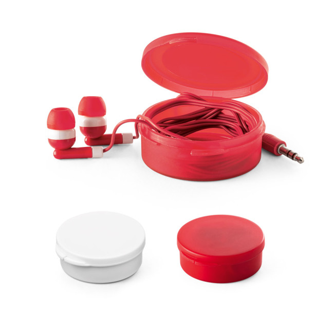 Promotional Plastic Audio Earphones