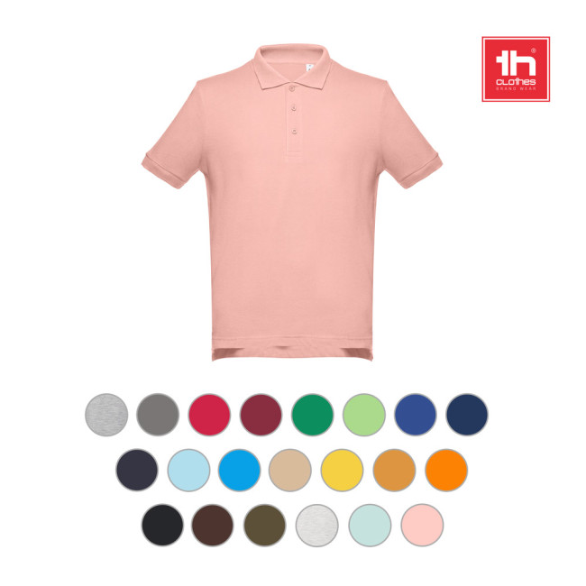 Promotional Adam Men's Short-Sleeved Cotton Polo Shirt