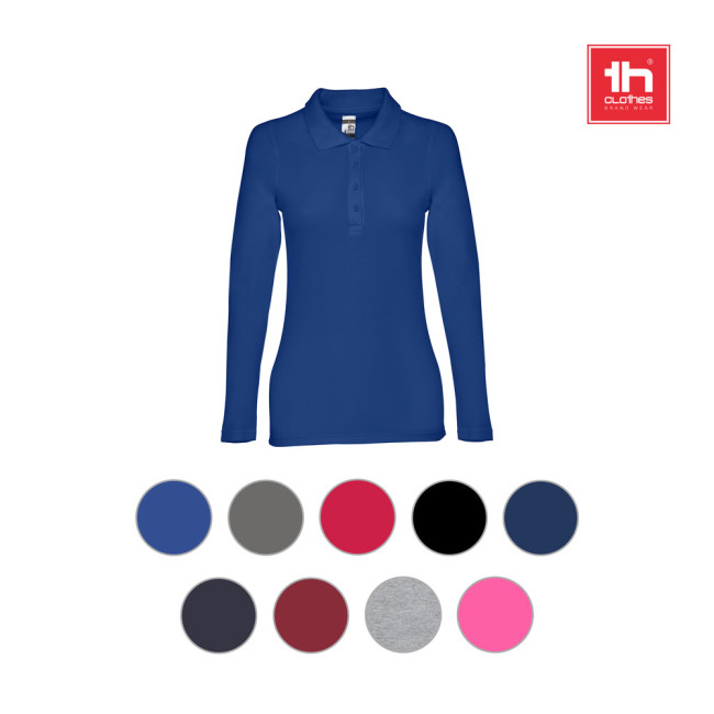 Promotional Bern Women's Long Sleeve Polo Shirt