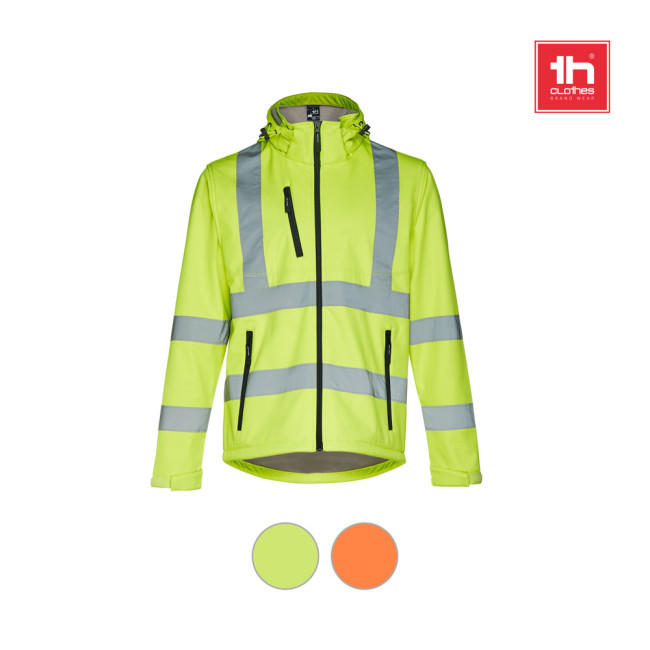 Promotional Zagreb Work High-Visibility Softshell Jacket Unisex