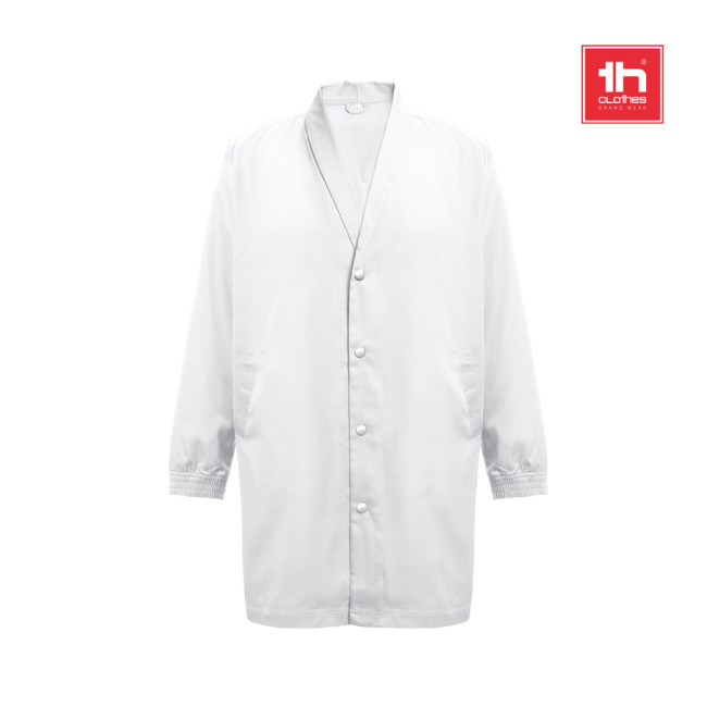 Promotional Minsk Cotton & Polyester Workwear Jacket White